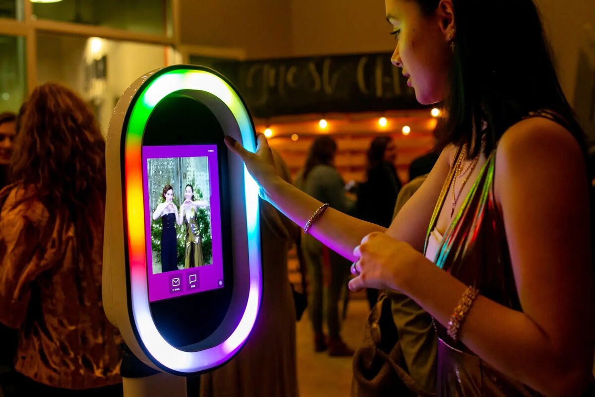 Photo booth at event