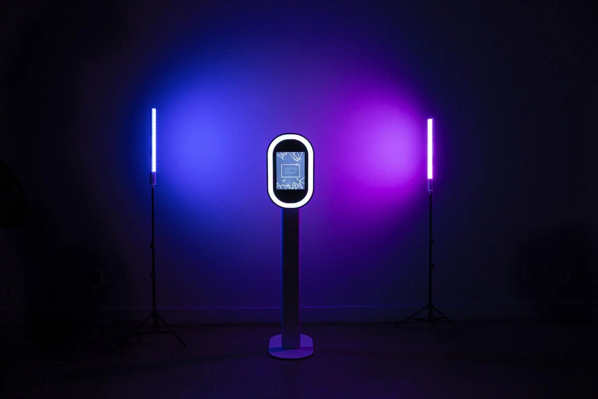 Photo booth setup